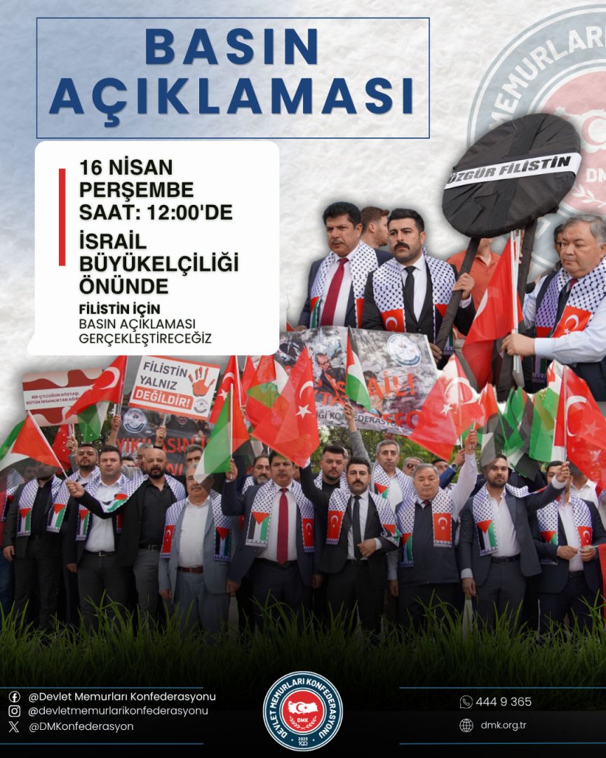 BASIN AÇIKLAMASI | 16 NİSAN PERŞEMBE